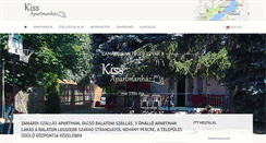 Desktop Screenshot of kissapartmanhaz.hu