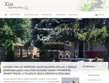 Tablet Screenshot of kissapartmanhaz.hu
